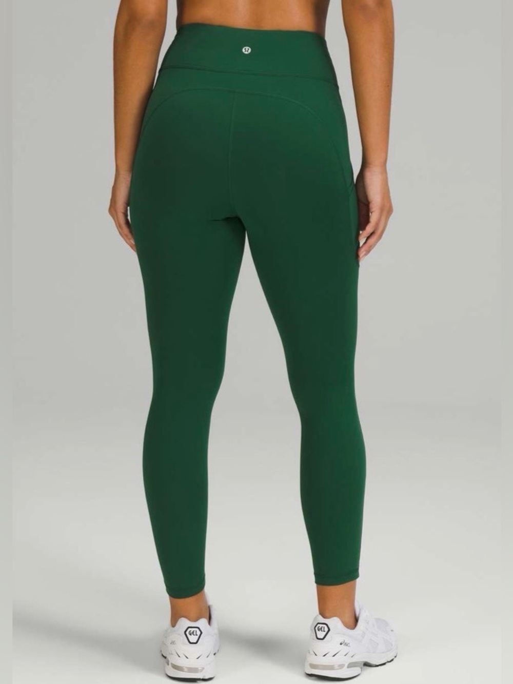 Lululemon Invigorate High-Rise Tight 25" Everglade Green, sz 6